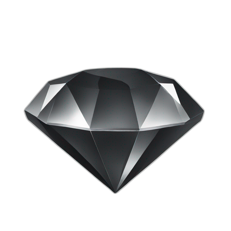 sketch diamond black emoji