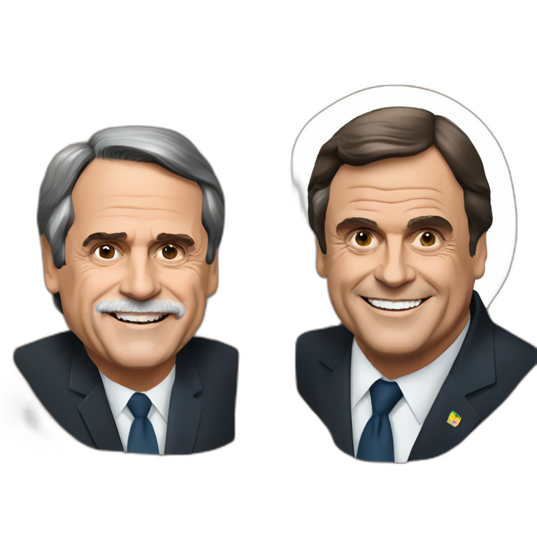bolsonaro e presidente lula brazil emoji
