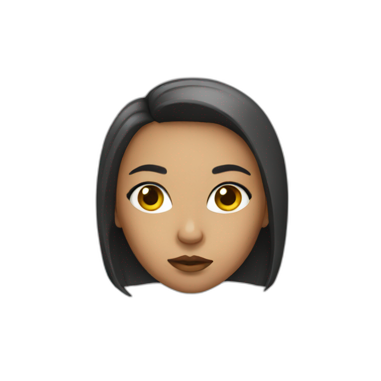 Girl with attitude emoji