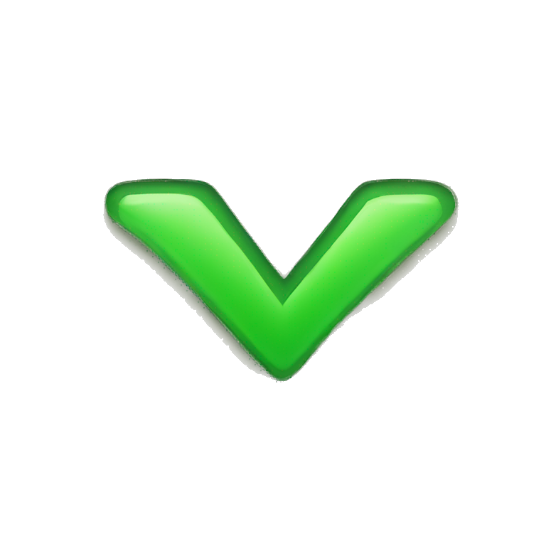 green check mark icon emoji