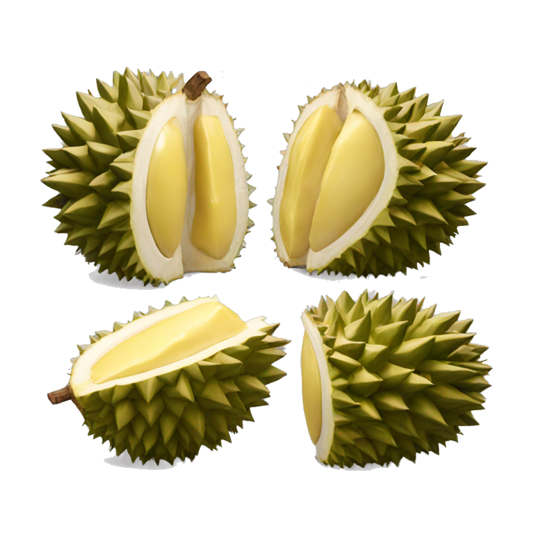 crying durian emoji