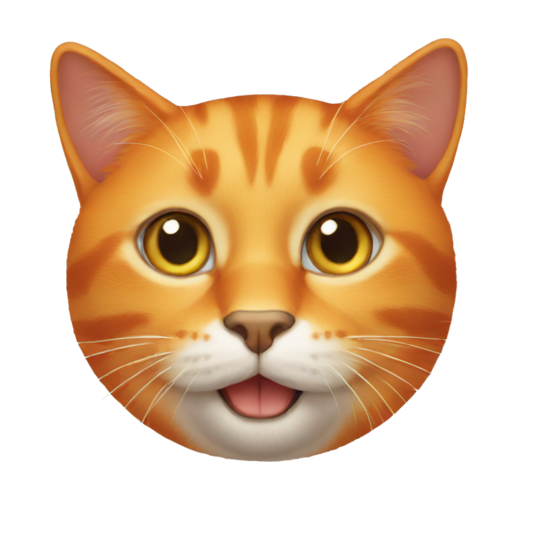 orange cat emoji