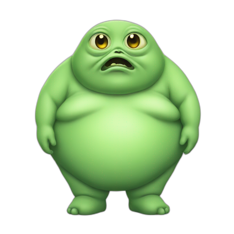 obese alien emoji