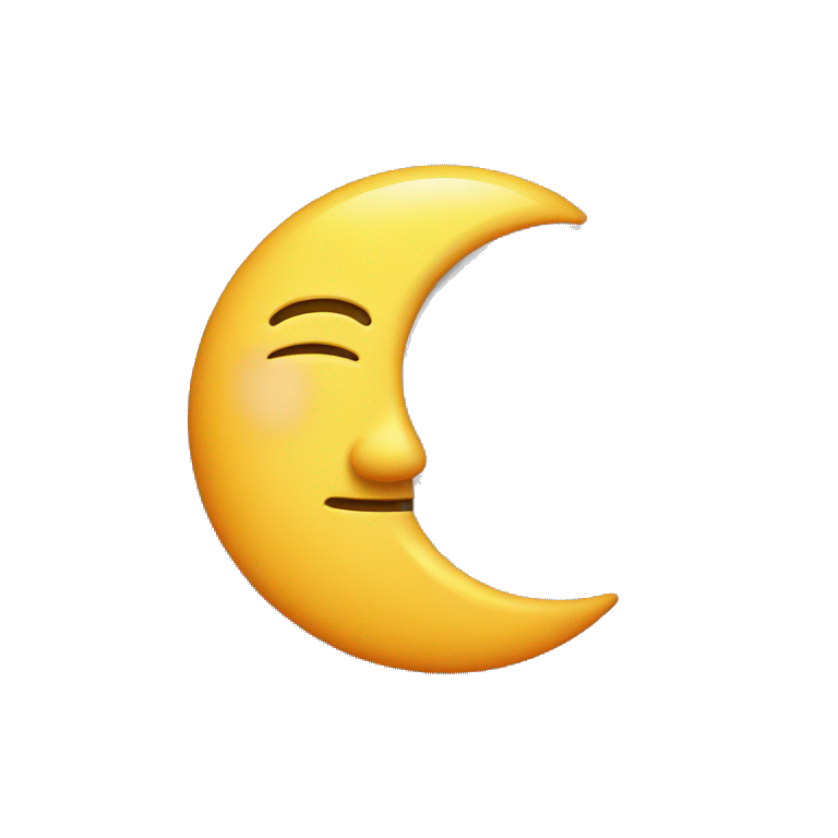 half sun half moon emoji
