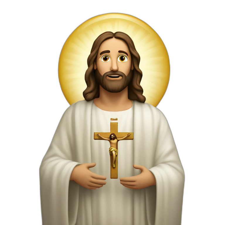 the Sanhedrin in front of Jesus emoji