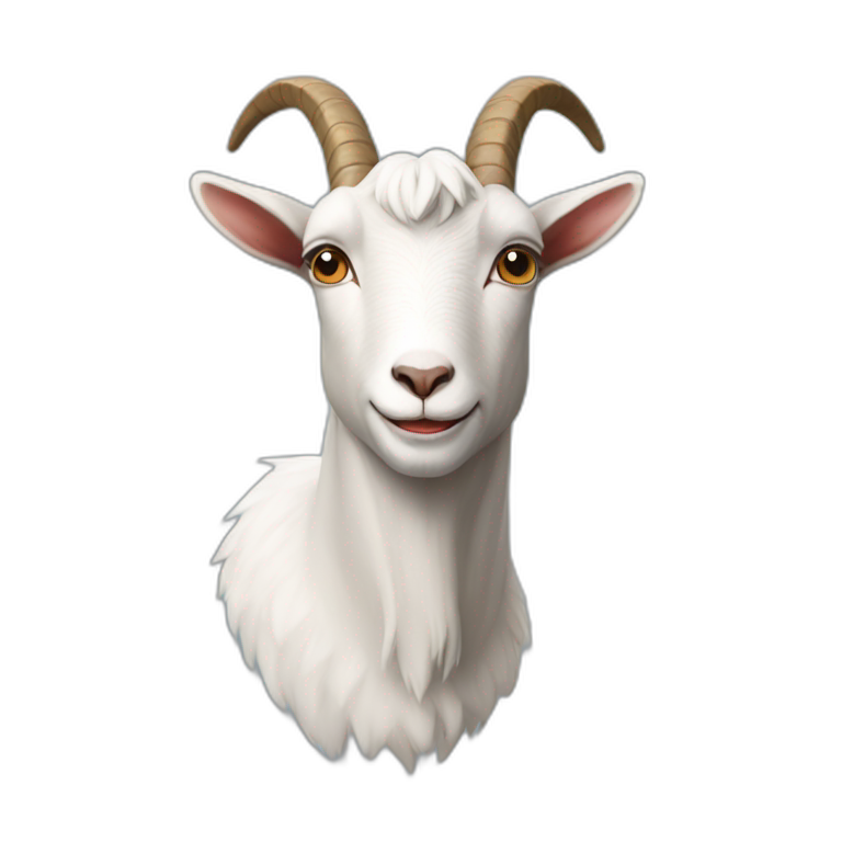 a goat that is a key emoji