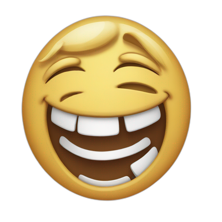 Laughing out loud emoji