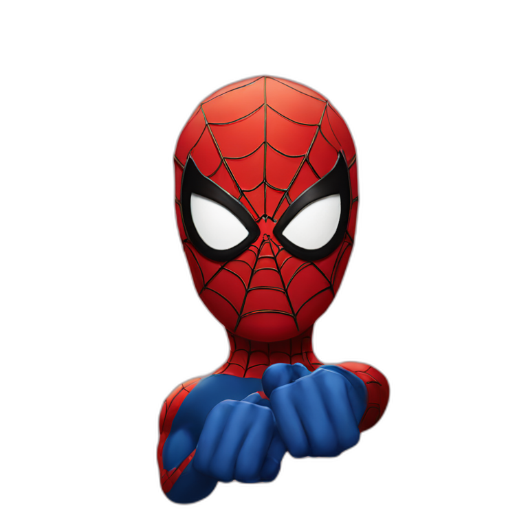 Spider-man say hello emoji