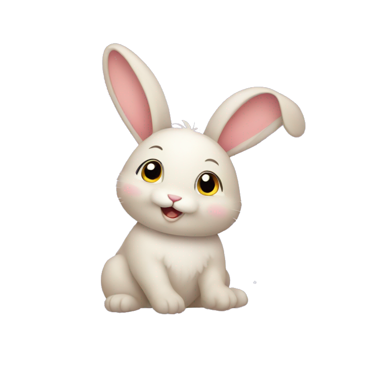 bunny in stars emoji