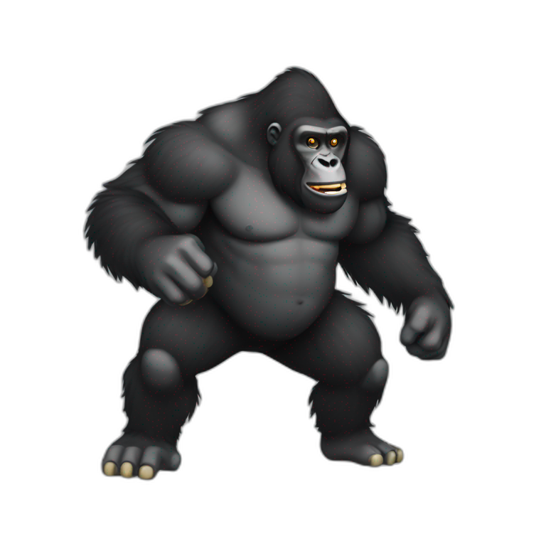 gorila fuerte emoji