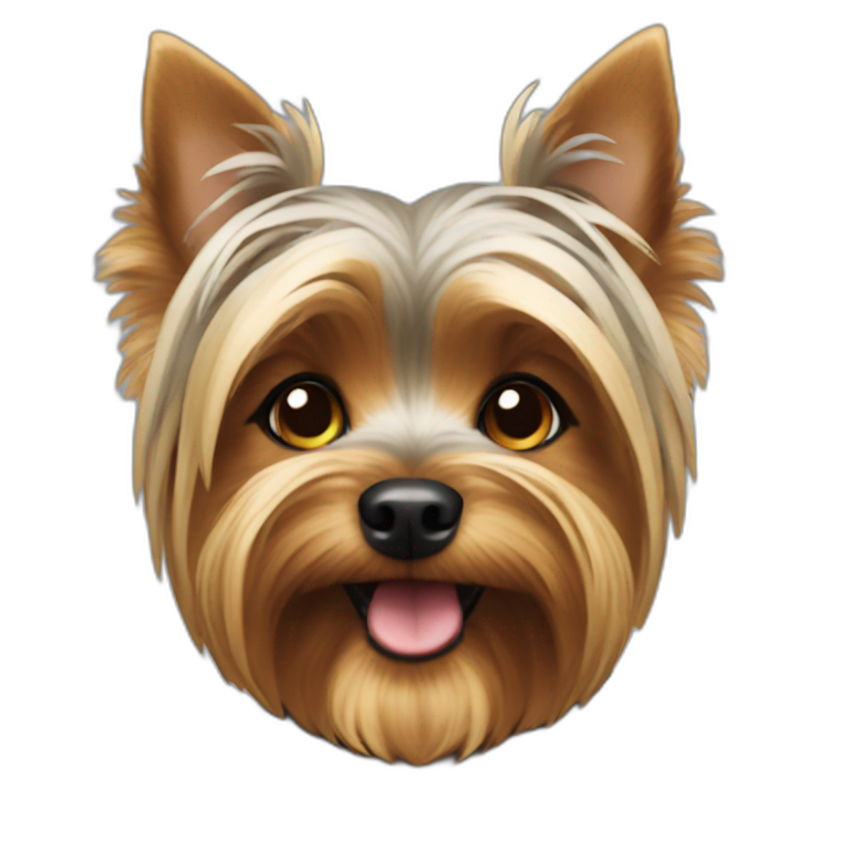 yorkshire terrier dog emoji