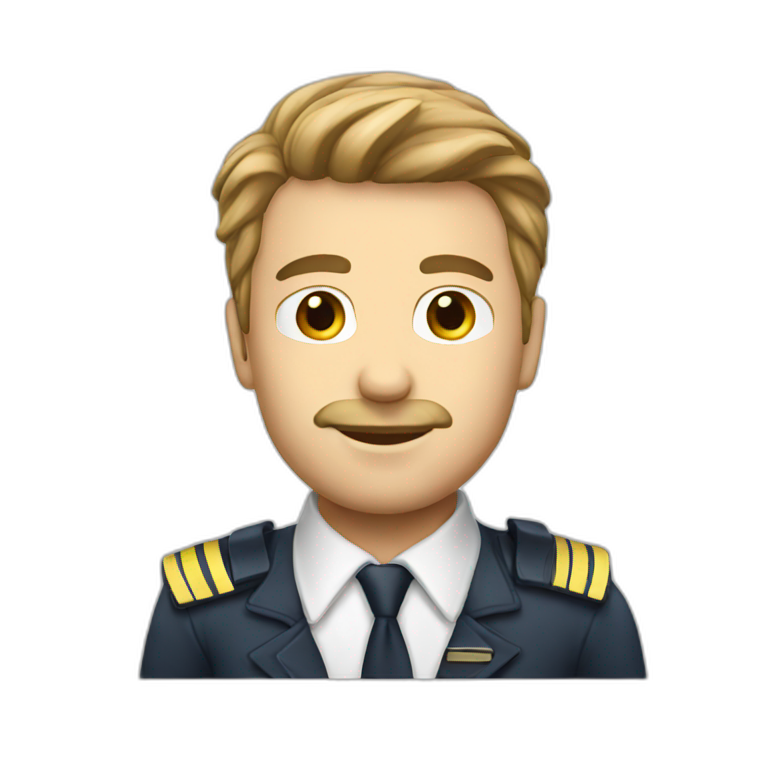 Pilot white emoji
