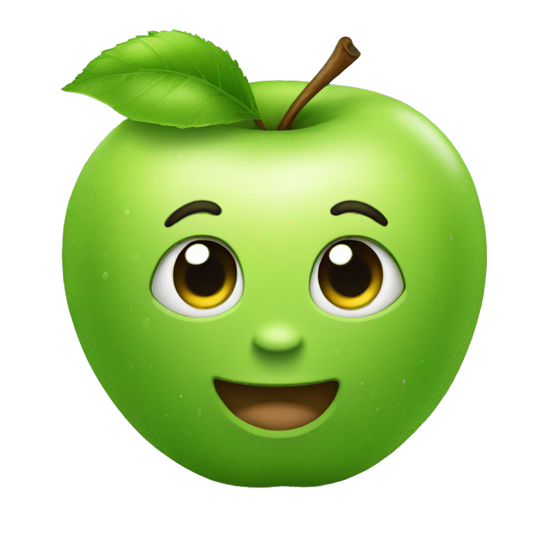 GREEN APPLE emoji