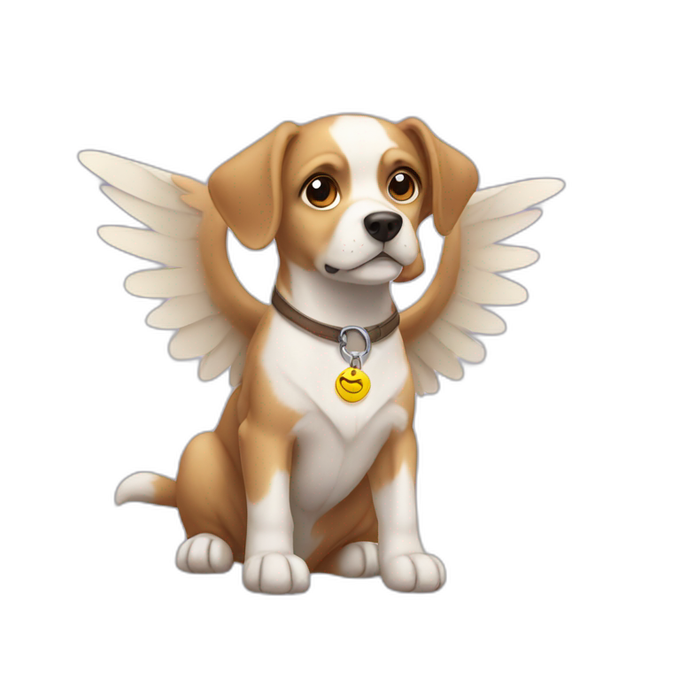 dog have wings emoji