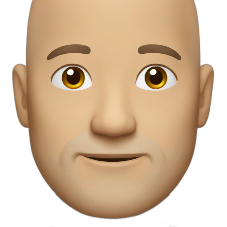 Bald guy emoji