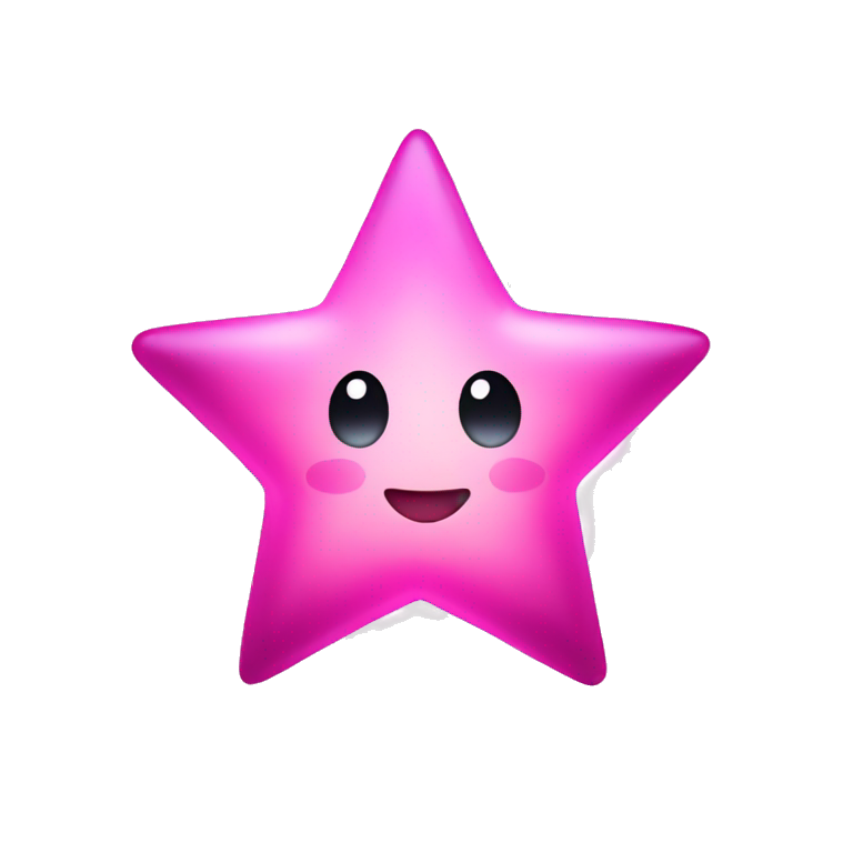 pink glowing star emoji