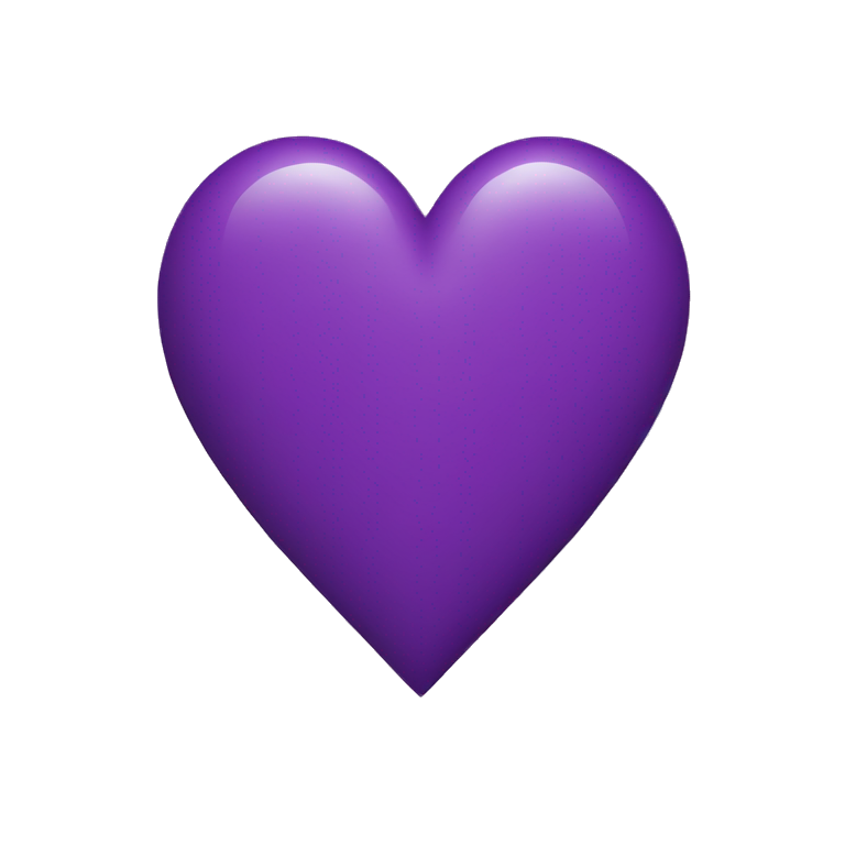 Purple heart  emoji