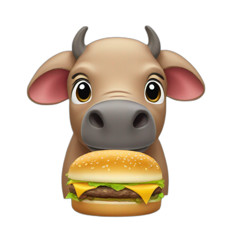 Babirusa Hamburger emoji