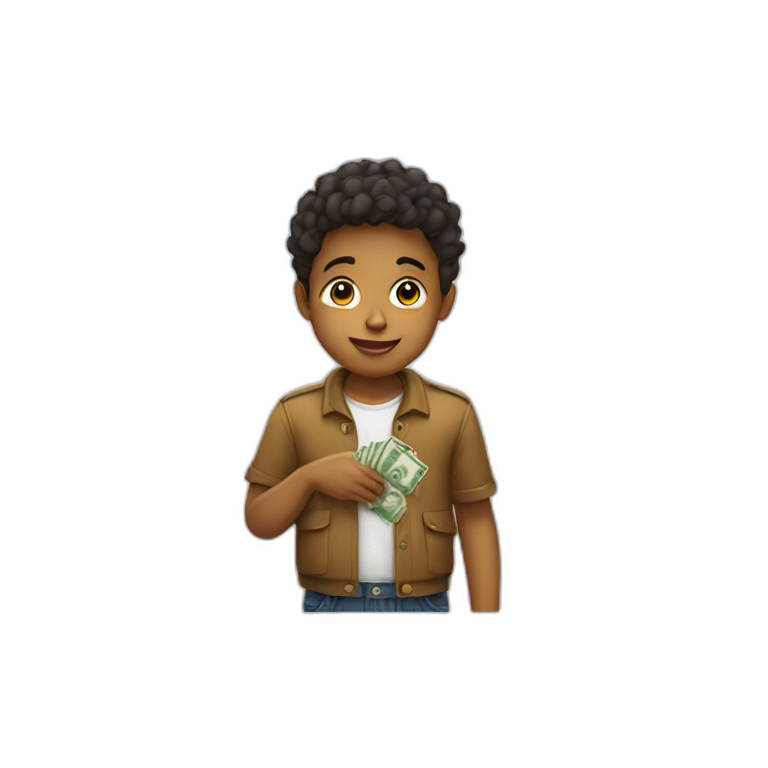 boy who has money  emoji