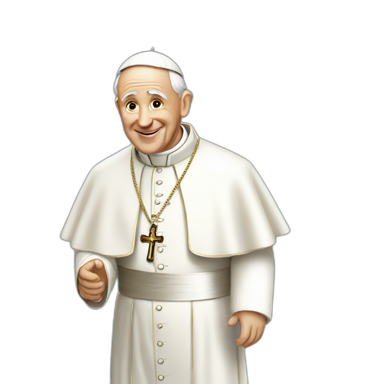 The pope emoji