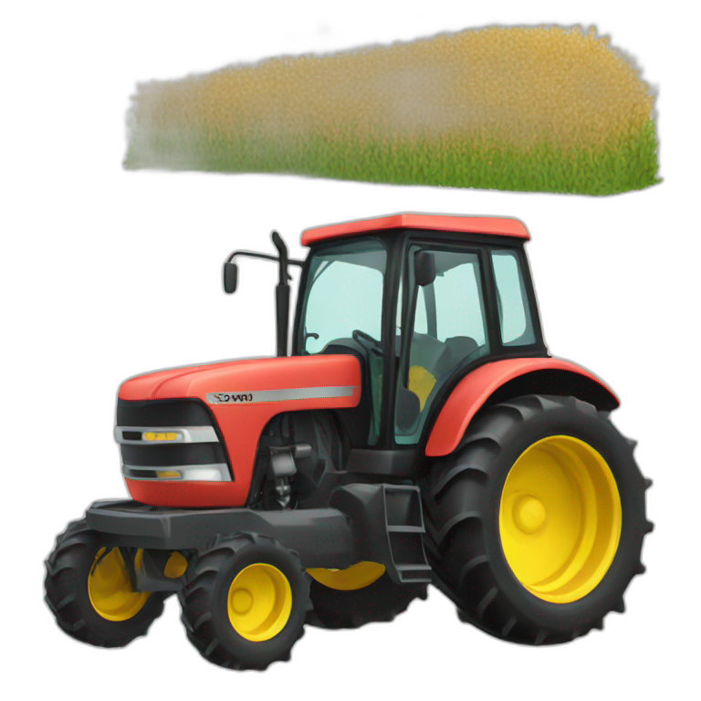 farming tractor emoji