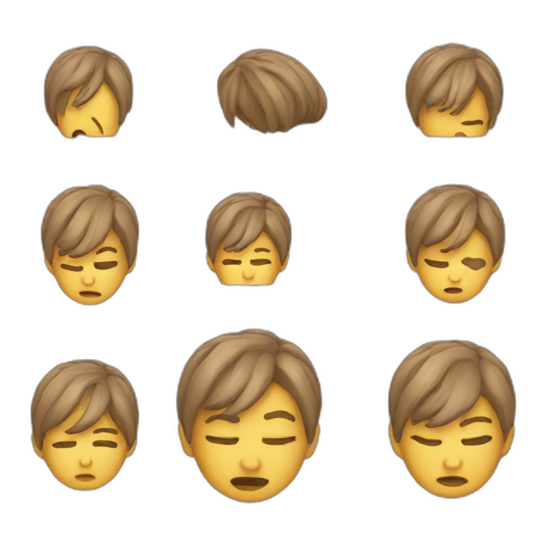 I have a headache emoji