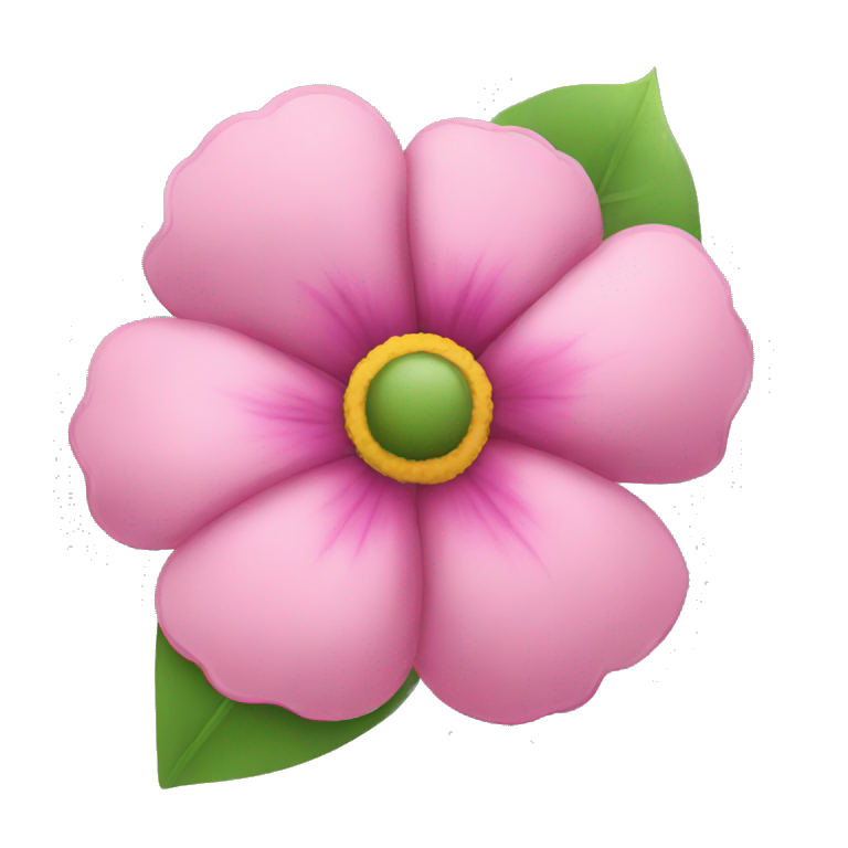 a flower emoji