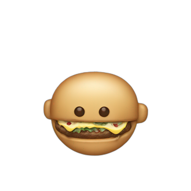 A man eats hanger emoji