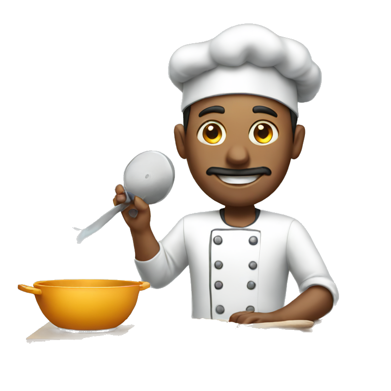 man cooking contract emoji