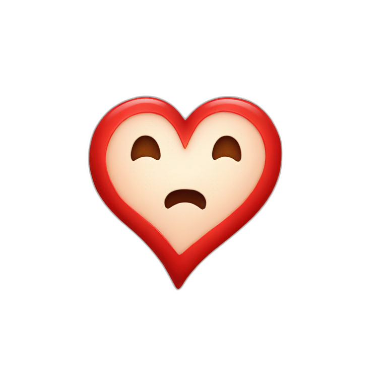 Heart with heart emoji