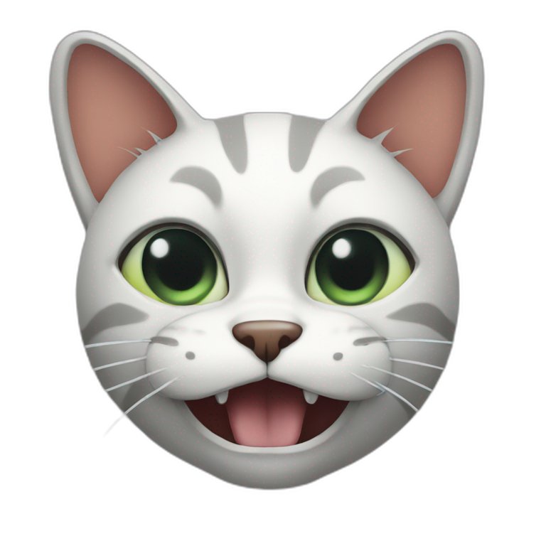 The evil cat emoji