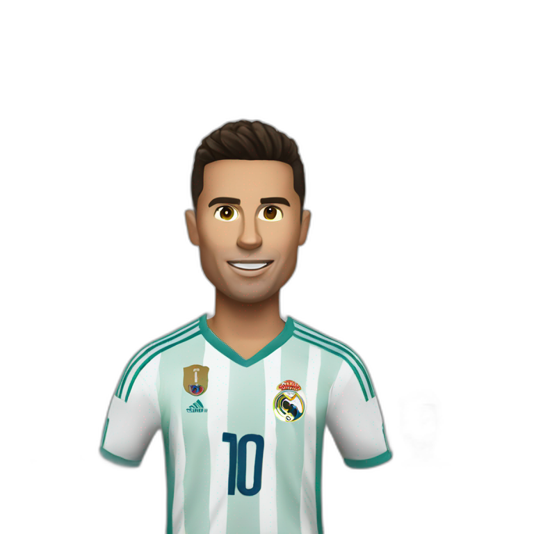 Ronaldo better than messi emoji