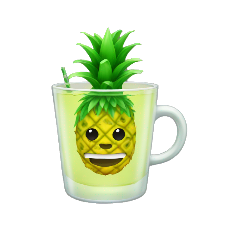 Green PineApple Tea emoji