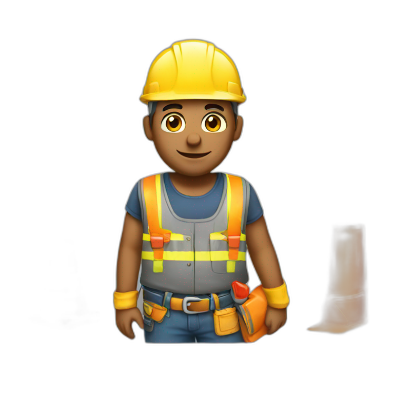 Construction worker emoji