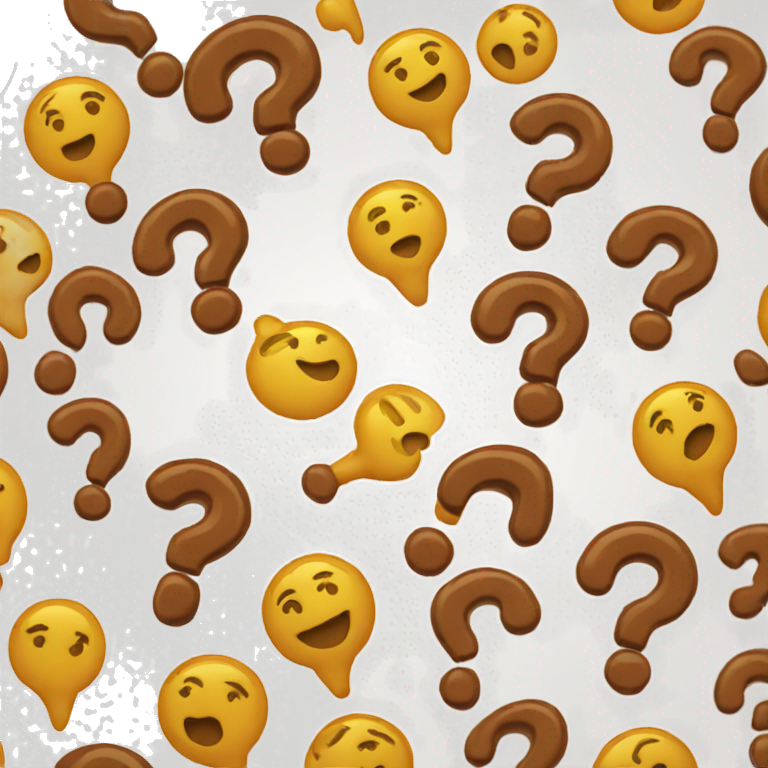 question marks emoji