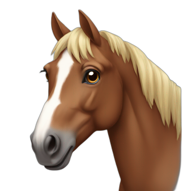 brown horse emoji