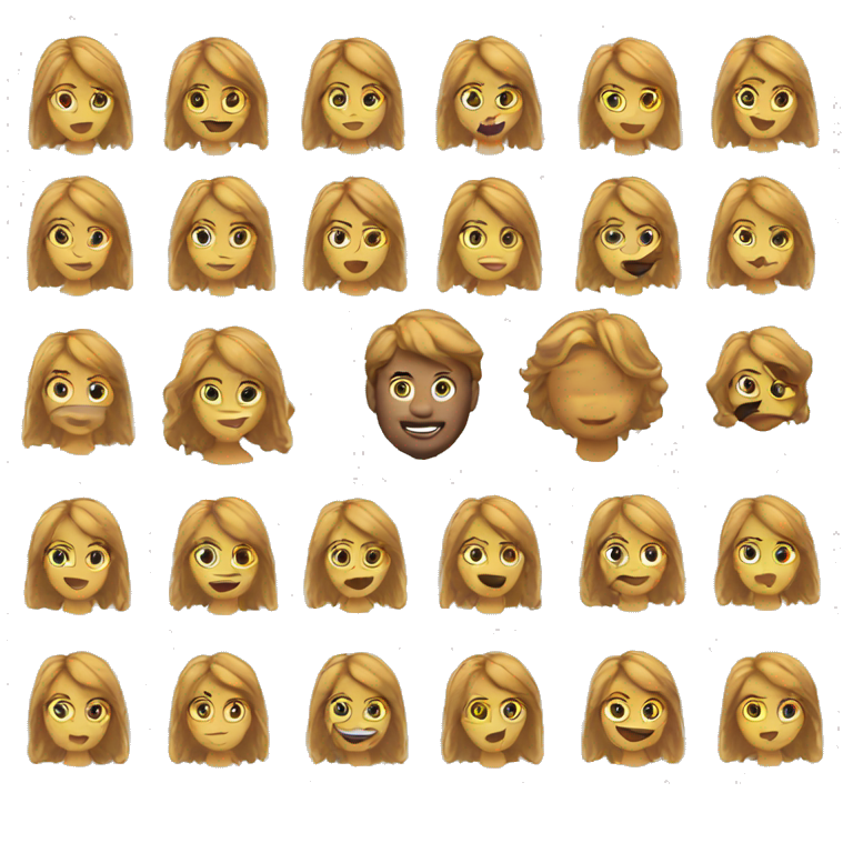 Emojis qui est gênée  emoji