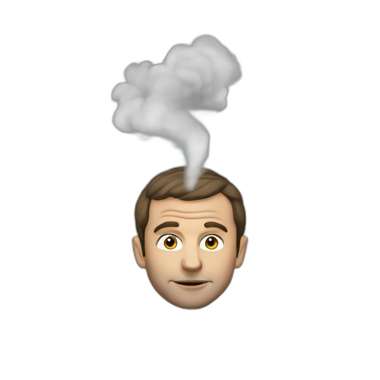 Macron Smoke emoji