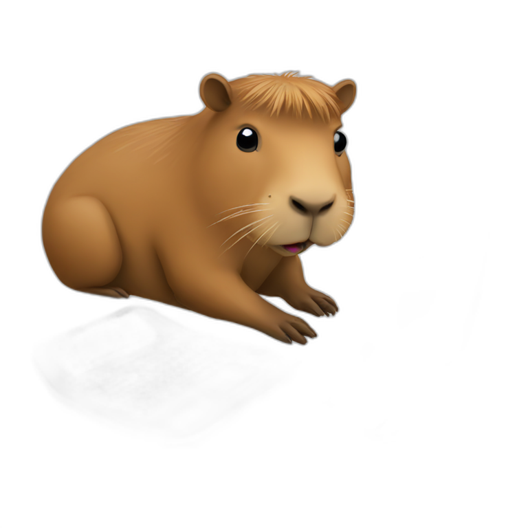 capybara with computer emoji