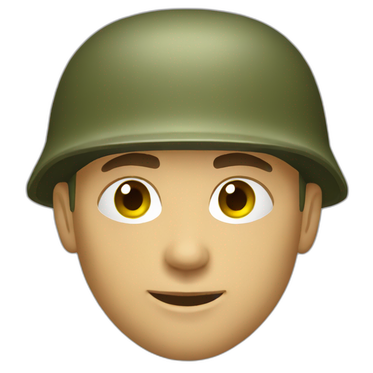 Ukrainian soldier emoji