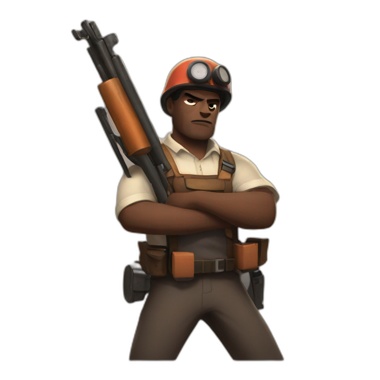 Heavy Weapons Guy from Team Fortress 2 emoji
