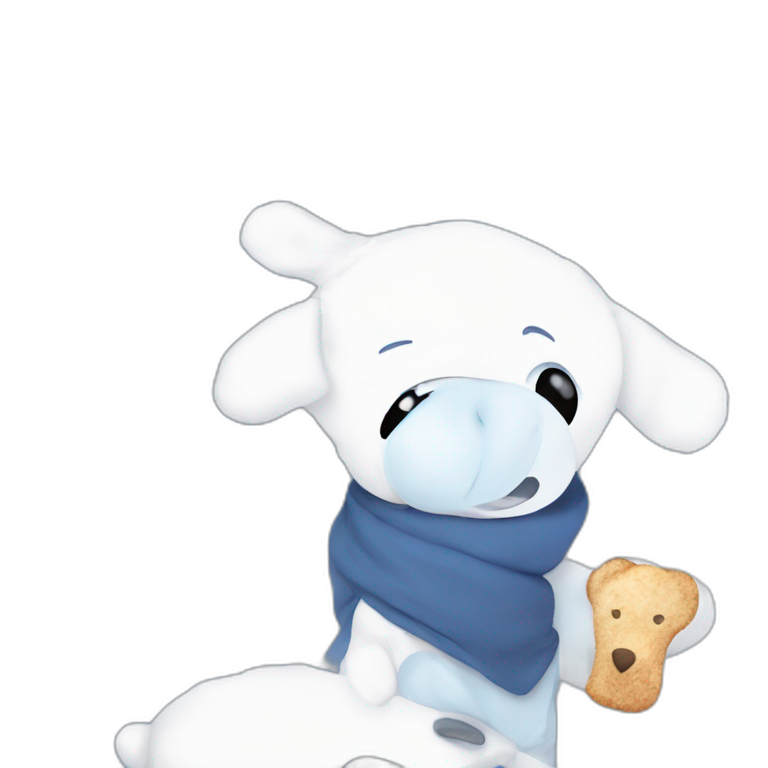 starry blue-eyed stuffed animal emoji