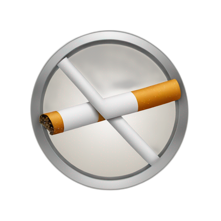 A no smoking sign emoji