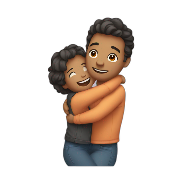 A big hug emoji