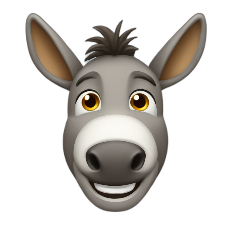 amazed-donkey emoji