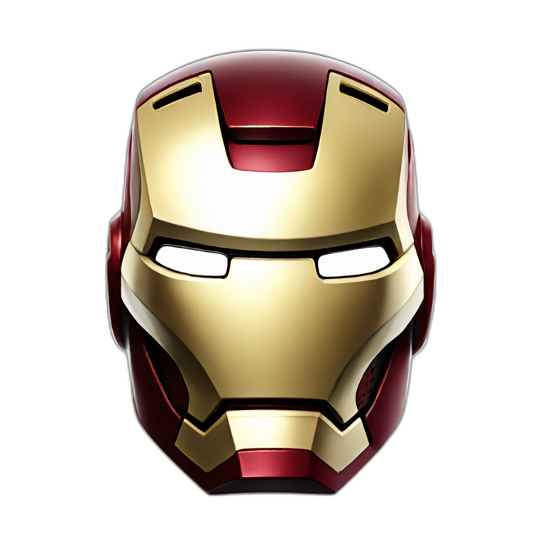 Iron man helmet emoji