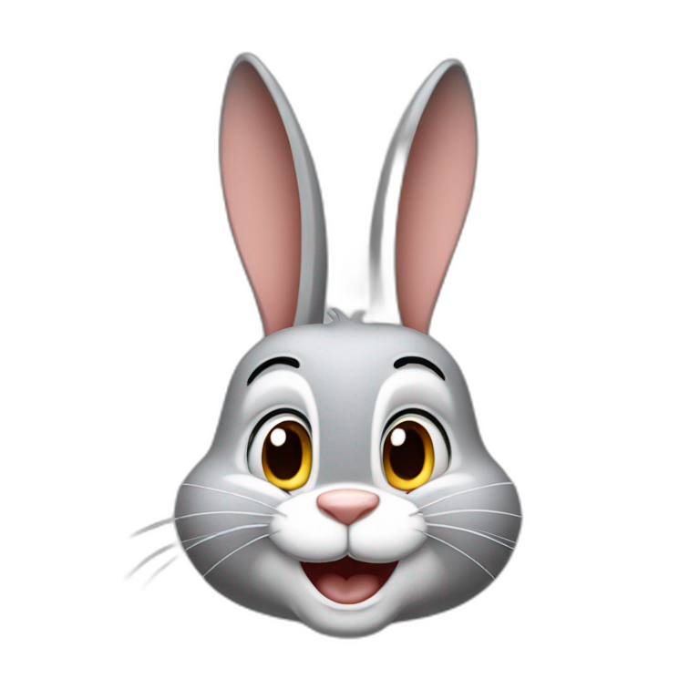 Bugs bunny emoji