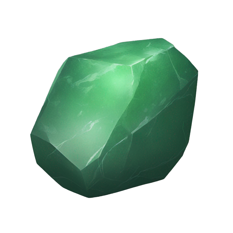 Green stone emoji