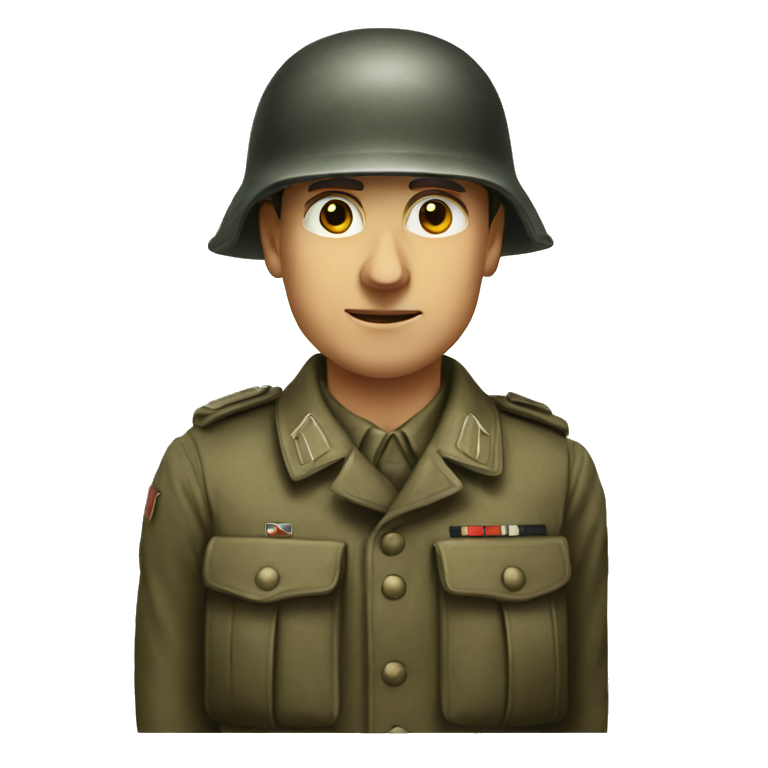 A german soldier of 1945 emoji