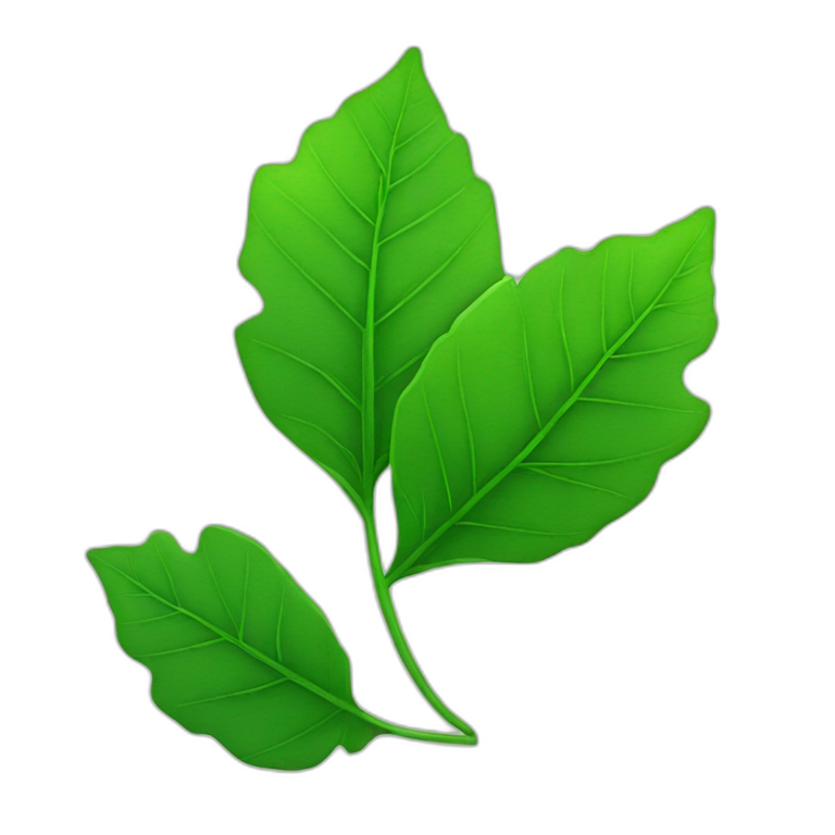 Green leaf emoji